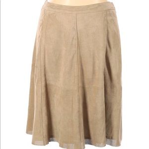 NWT Lauren by Ralph Lauren suede skirt